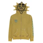 Glo Gang Renegades Full Zip Hoodie (Olive Washed)