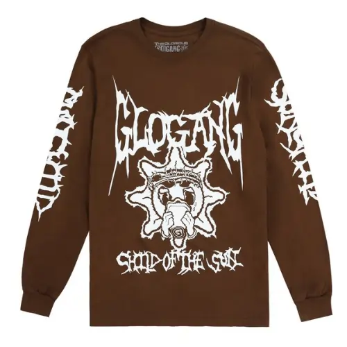 Glo Gang Sunchild Long Sleeve Tee (Brown)