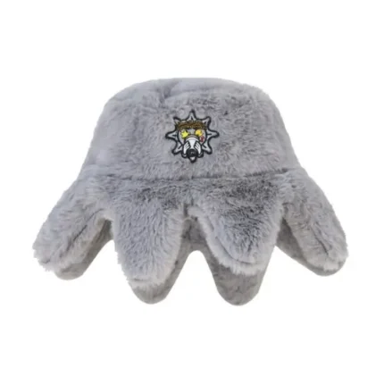 Grey Furry Glo Sun Bucket Hat