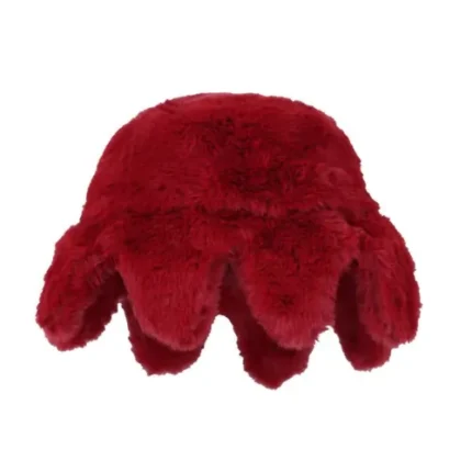 Red Furry Glo Sun Bucket Hat