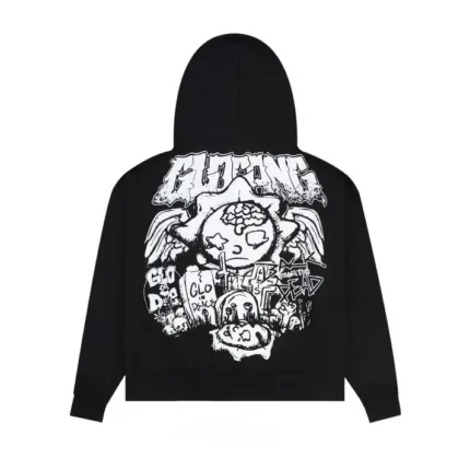 Glo Gang BFTD Party Hoodie Black